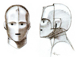 C-3P0 concept sketch by Ralph McQuarrie