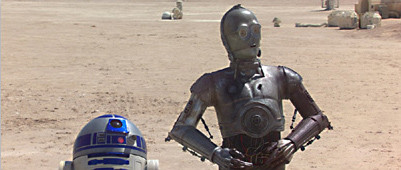 R2-D2 and C-3P0 in Episode II